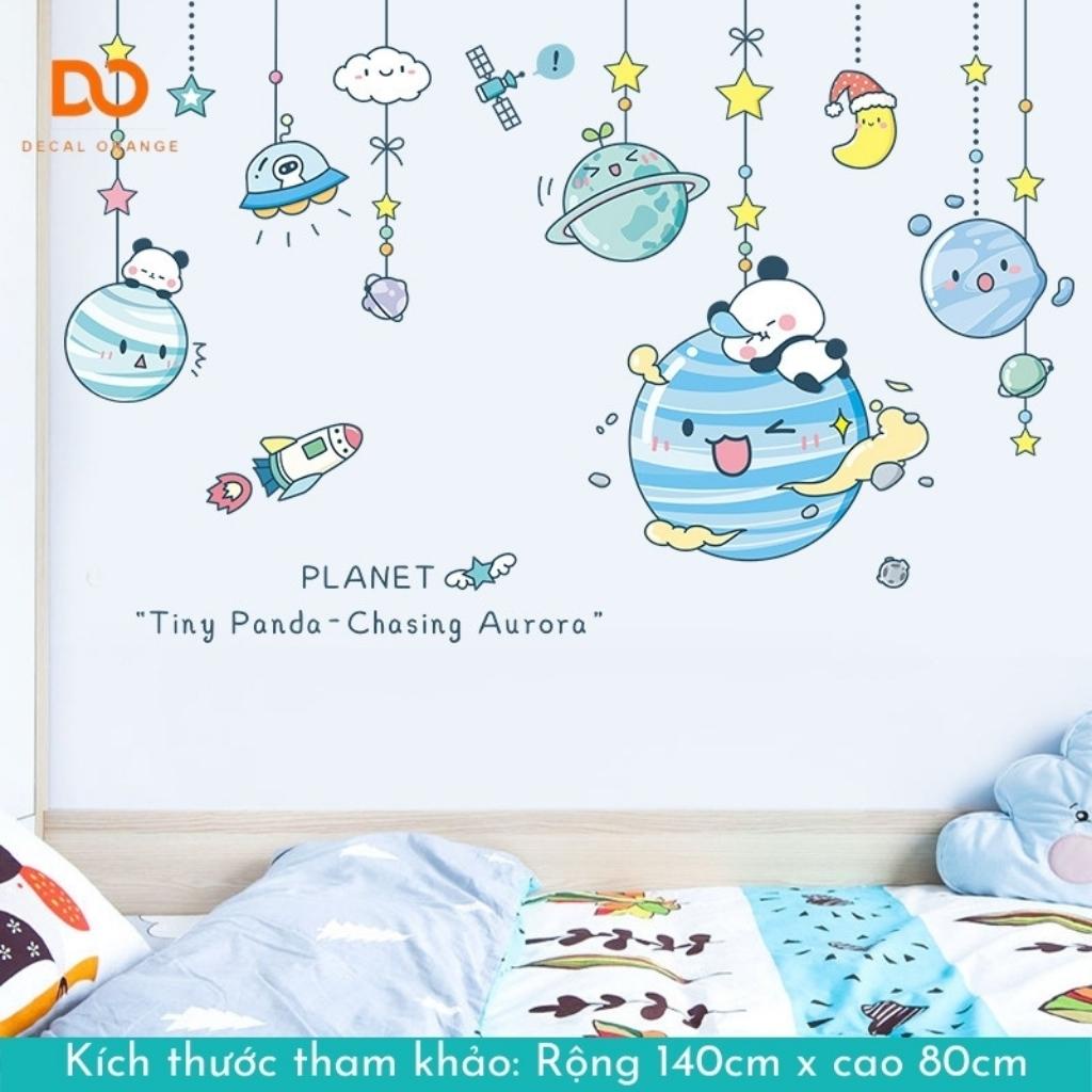 COMBO Decal dán tường, tranh dán tường cho bé trang trí phòng ngủ tủ quần áo AD11