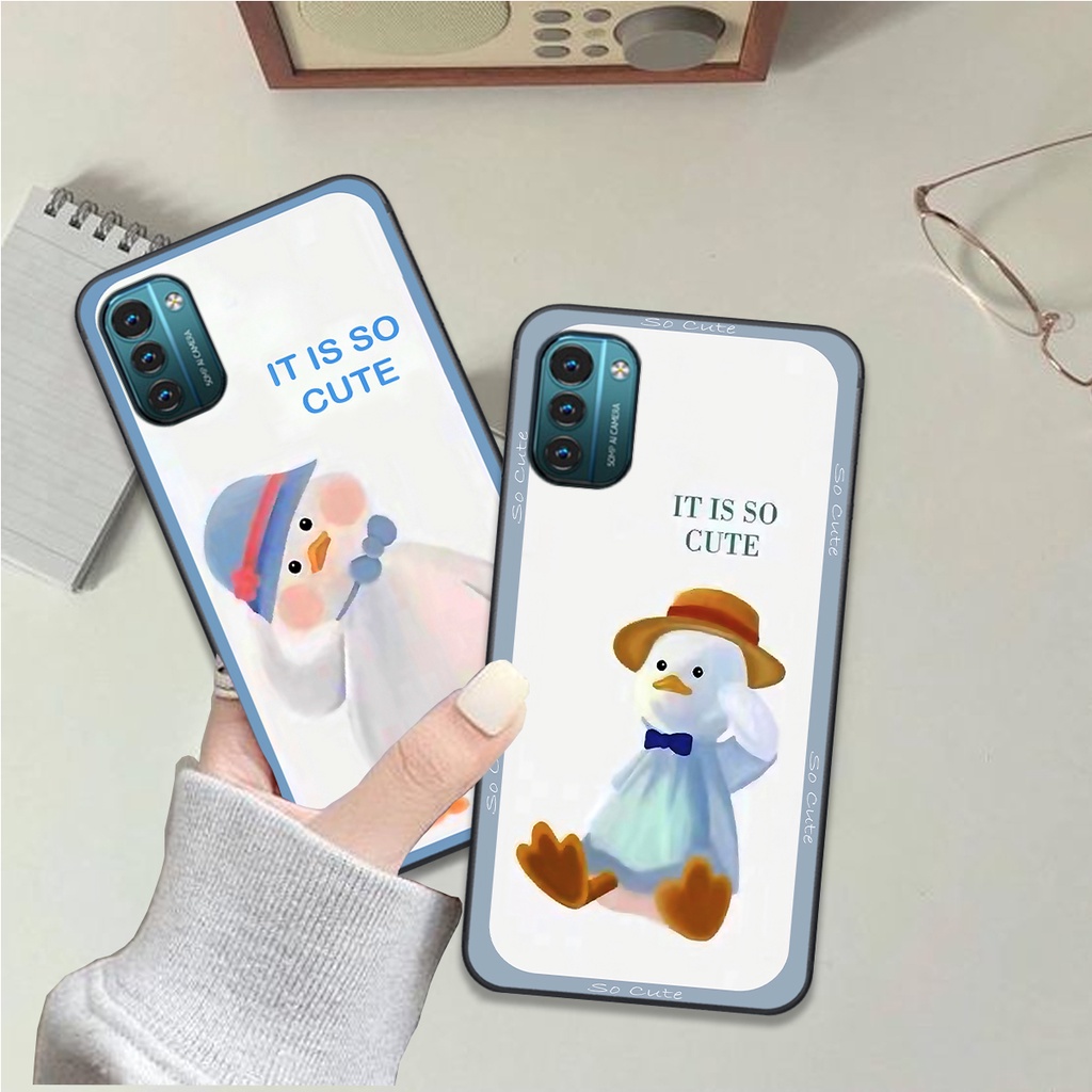 Ốp Nokia G21 in hình vịt trắng cute dễ thương đáng yêu siêu đẹp giá rẻ