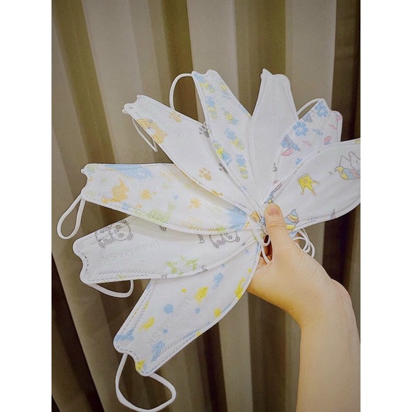 10 Gói (100 chiếc) Khẩu Trang Cho Bé F94 Đại Phát Công nghệ Dập Hàn Quốc, Thiết Kế Thời Trang Kháng Khuẩn