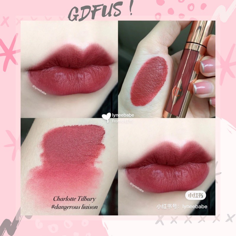 Son kem Charlotte Tilbury Hollywood Lips Liquid - Dangerous Liaison SALE 40% !!