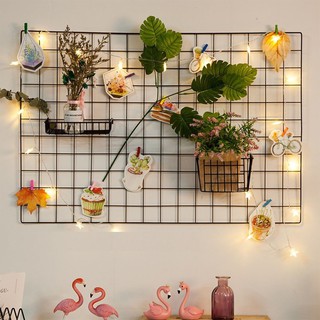 Tấm Lưới Lắp Ghép Đa Năng, Khung Trang Trí Decor Phòng Ngủ Góc Làm Việc (Tặng Kèm Đinh)