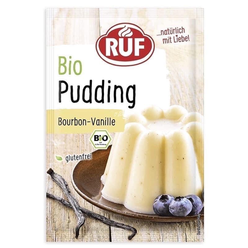 Bột Pudding hữu cơ Ruf của Đức - Mẫu mới 40gr - Date : 3/2023