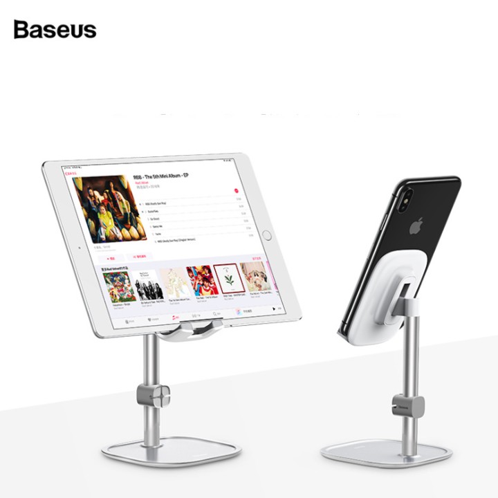 Giá đỡ điện thoại/ ipad nhãn hiệu Baseus SUWY-0S để bàn làm việc sang trọng ,chắc chắn - Hàng chính hãng