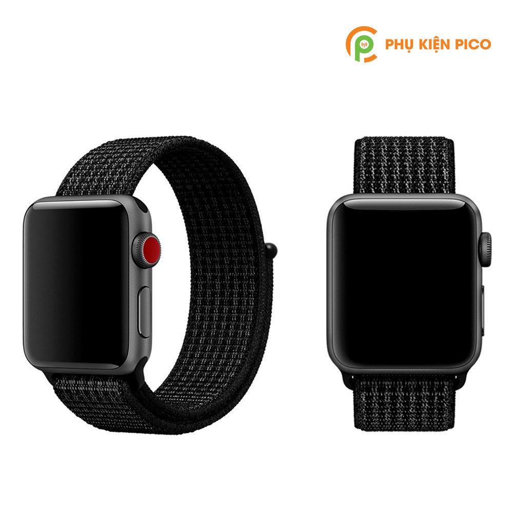 Dây Nylon Apple Watch 1/2/3/4/5 size 38/40/42/44mm Nylon Sport Loop siêu bền