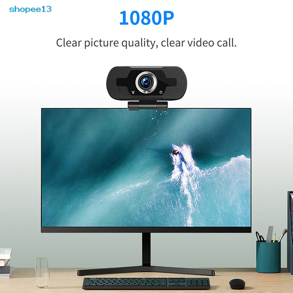 Webcam kỹ thuật số 1080P hiệu ứng âm thanh sống động | BigBuy360 - bigbuy360.vn