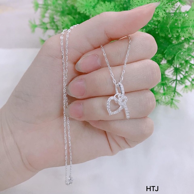 DÂY CHUYỀN BẠC MẶT KHOÁ TIM - DÂY CHUYỀN NỮ BẠC TA