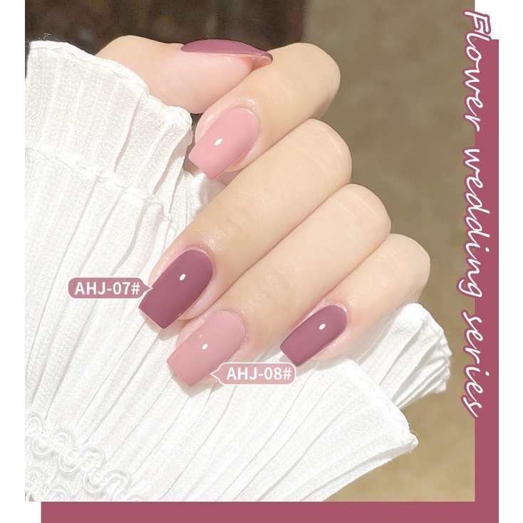 Sơn Gel AS RED | Mã AHJ | Màu Tím Hồng