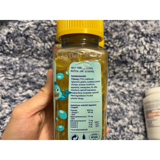 Viên nhai dầu cá DHA cho bé Biopharma Trippel Barn Na Uy hộp 144 viên