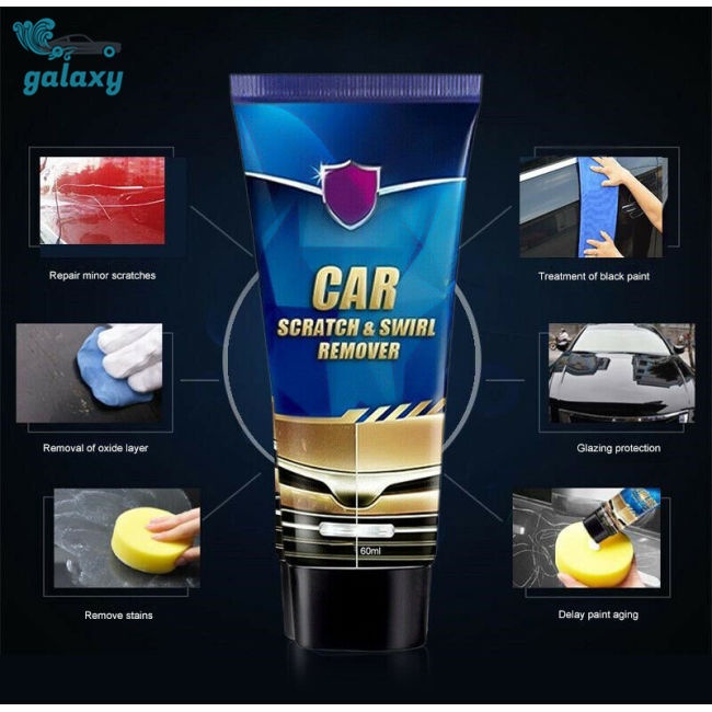 Set 2 Chai Sáp Đánh Bóng Xe Ô Tô Chống Trầy 60ml