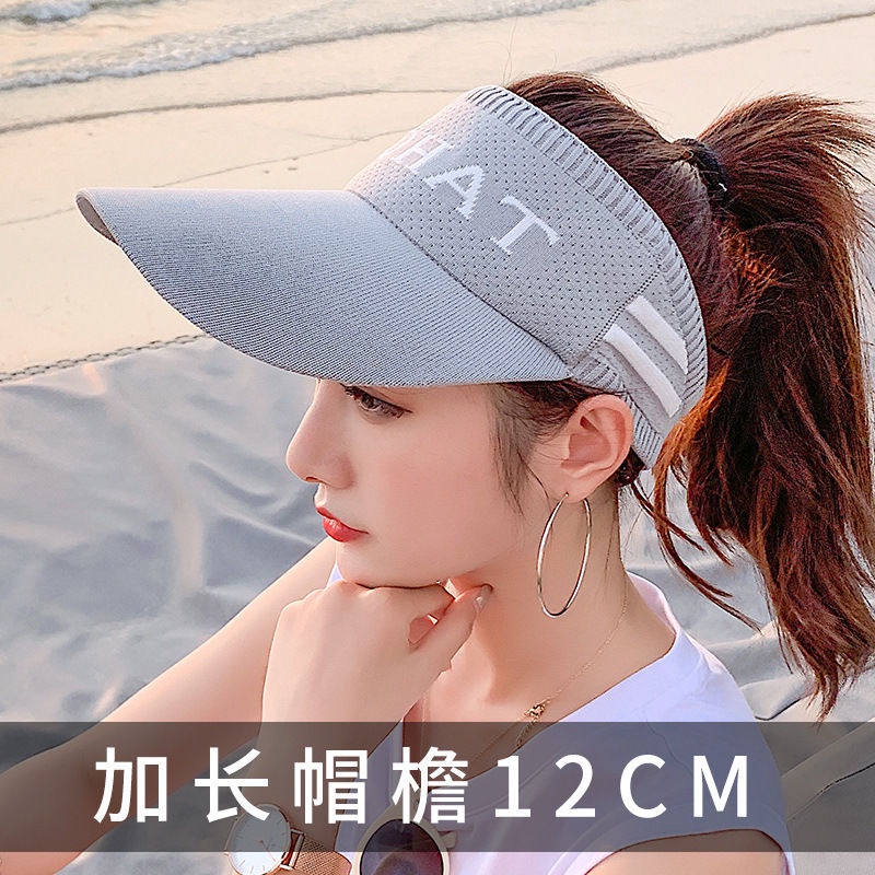 Mũ Lưỡi Trai Hở Chóp Chống Tia UV Thời Trang Xuân Thu Mới Cho Nữ