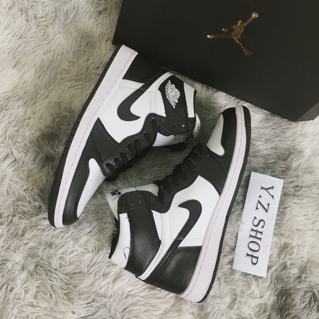 Giày Sneaker 🚚FREESHIP🚚 Giày Thể Thao JD1 Đen Trắng Cổ Cao Nam Nữ | BigBuy360 - bigbuy360.vn