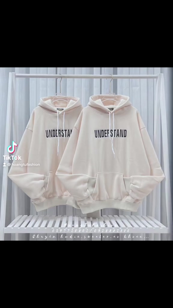 áo hoodie form rộng Vải Nỉ Lót Bông Dày Dặn Thêu Understand Unisex [Hình thật 100% ở cuối] | BigBuy360 - bigbuy360.vn