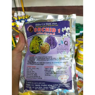 Phân tan chậm hữu cơ  Orchid 1-Giúp cây sinh trưởng mạnh-tăng đề kháng- chống sâu bệnh