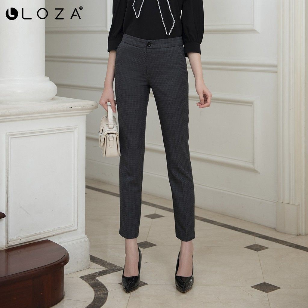 Quần âu công sở cao cấp dáng côn kẻ ô nhí 2020 - LQ3069 LOZA | BigBuy360 - bigbuy360.vn