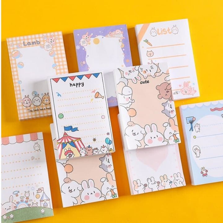 Giấy Nhớ Giấy Ghi Nhớ Giấy Note Giấy Check List 100 tờ Nhiều Mẫu Cute Dễ Thương