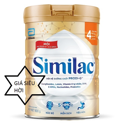 ( Mới ) Sữa bột Similac 4 IQ HMO lon 900g