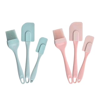 Set 3 Dụng Cụ Trộn Bột Làm Bánh Đa Năng Bằng Silicon Siêu Bền Tiện Dụng
