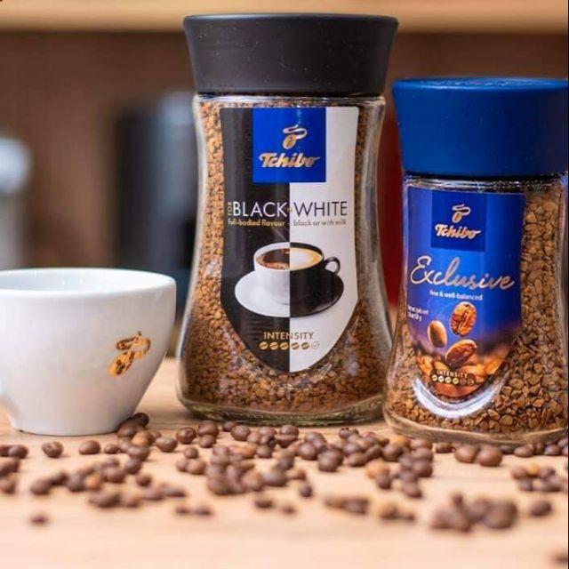 Cà phê hòa tan tách caffein Tchibo Exclusive Decaf 100g