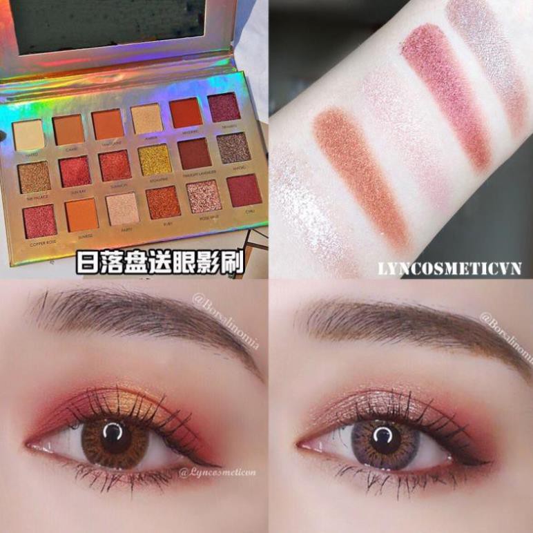 Phấn Mắt ⚡️𝐅𝐑𝐄𝐄 𝐒𝐇𝐈𝐏⚡️ Phấn Mắt Muge Leen Cat 18 Ô  Kèm Gương Mẫu Mới | BigBuy360 - bigbuy360.vn