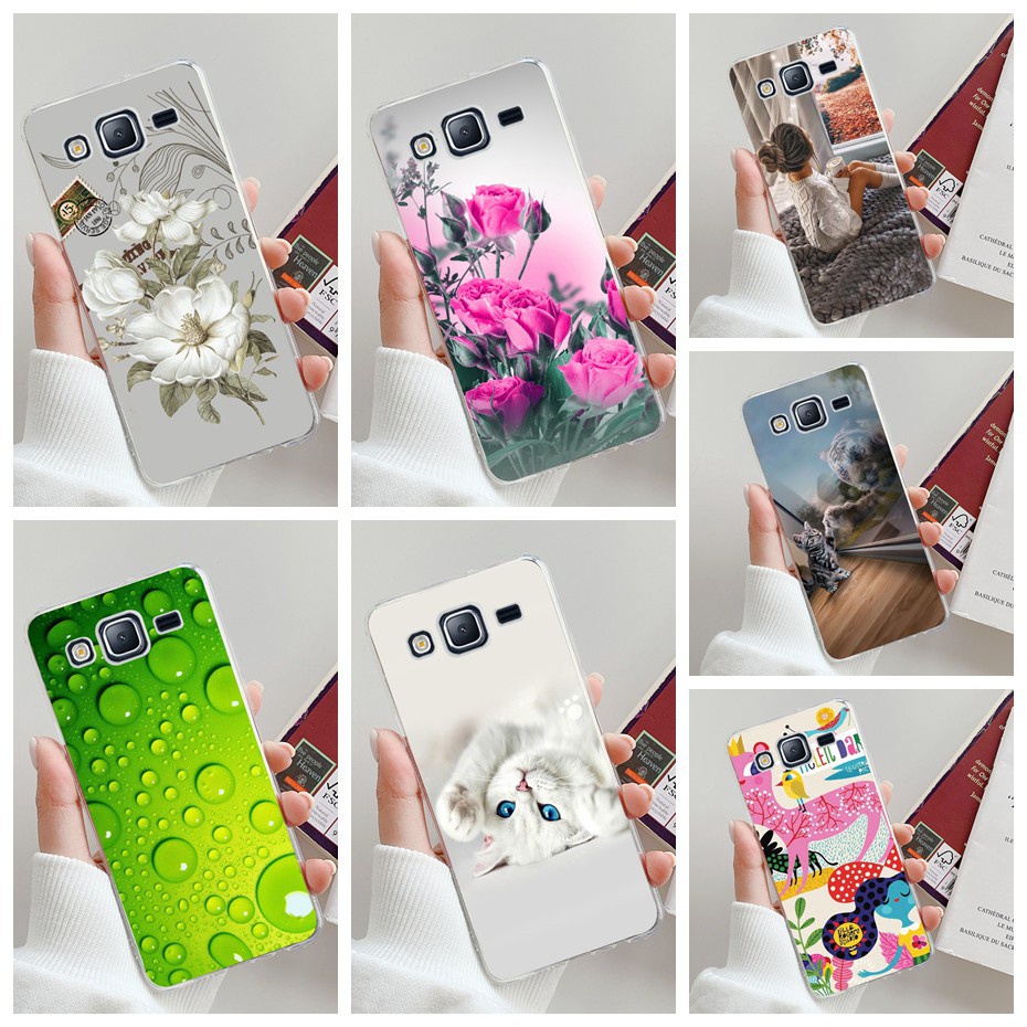 Samsung Galaxy J7 2016 J7 Core Flower Floral Cute Soft TPU Phone Case Samsung J7 2016 2015 J700F J700M J700H J710 Cover