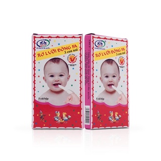Gạc rơ lưỡi xỏ ngón Đông Fa (tách lẻ 1hộp 5 cái)