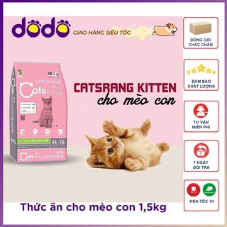 Thức ăn cho mèo con Catsrang Kitten 1.5kg Nhập Khẩu Hàn Quốc, catrang, hạt catsrang, hạt cho mèo
