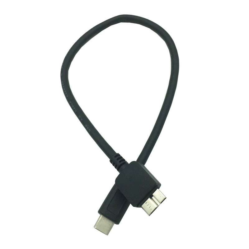 Cáp USB-C Micro-USB Type C màu đen 25cm cho WD