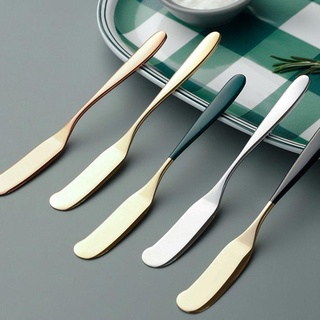 ALISON Multi Function Butter Spreader Stainless Steel Cheese Spreader Butter Scraper Tableware Restaurant Supplies Kitchen Gadgets Dining for Dessert Cutlery Cheese Tool/Multicolor