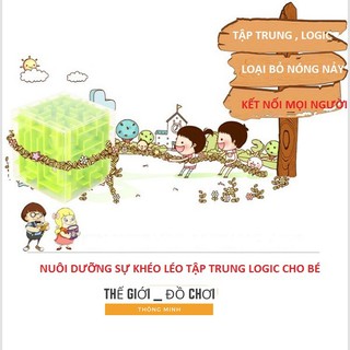 Đồ chơi rubik mê cung 3D cho bé