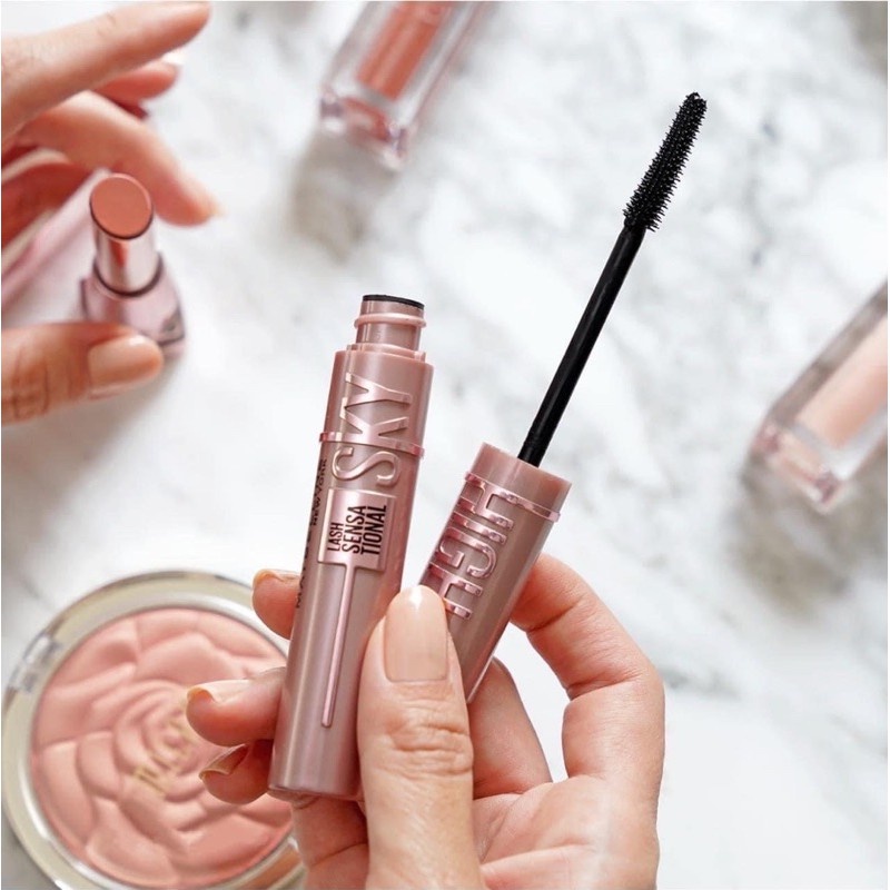 Mascara Maybelline Sky High Lash Sensatation chuốt mi dài và dày mi chống nước, lâu trôi