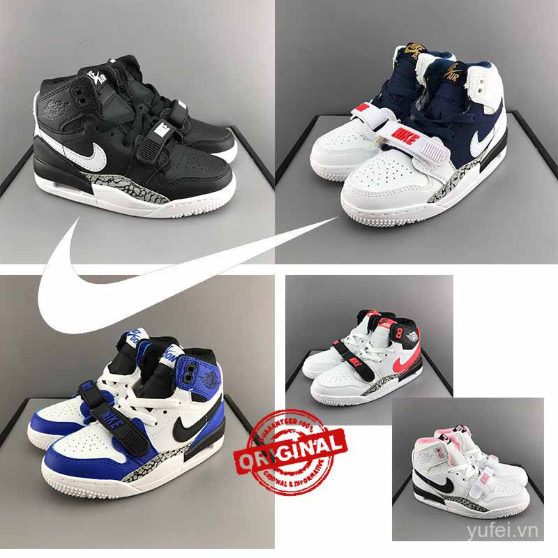 * Ready Stock *Nike Air Jordan Legacy Giày chạy bộ trẻ em KvXr