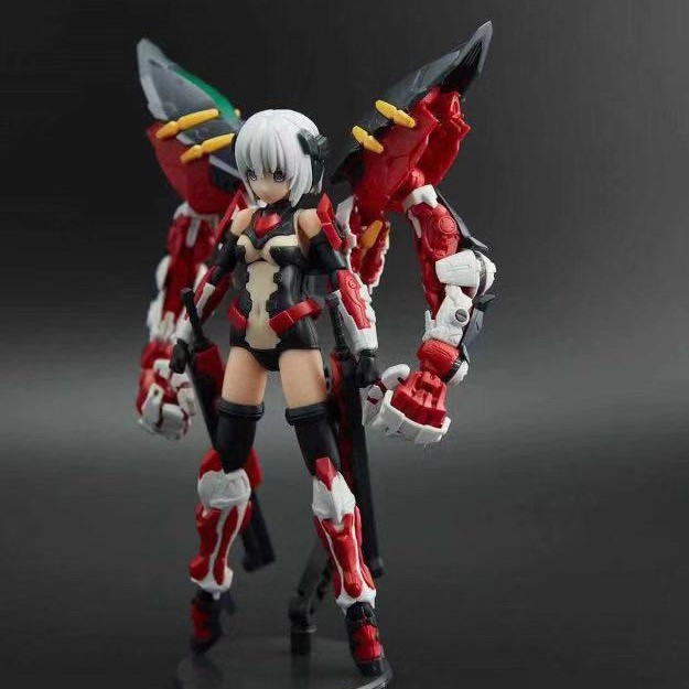 Mô hình nhựa lắp ráp Figure PA Pretty Armor  Armed battle Kyi Red RG FM model Power arms