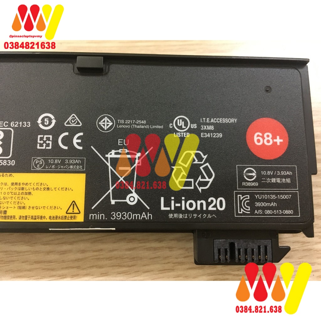 Pin zin Lenovo Thinkpad T440 T450 T450s T460 T550 T560 X240 X250 X260 W540 W550s L450 L460 P50s. Có bảo hàng