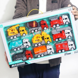 Bộ đồ chơi 9 xe ô tô mô hình đủ loại cho trẻ em đóng hộp đẹp thích hợp làm