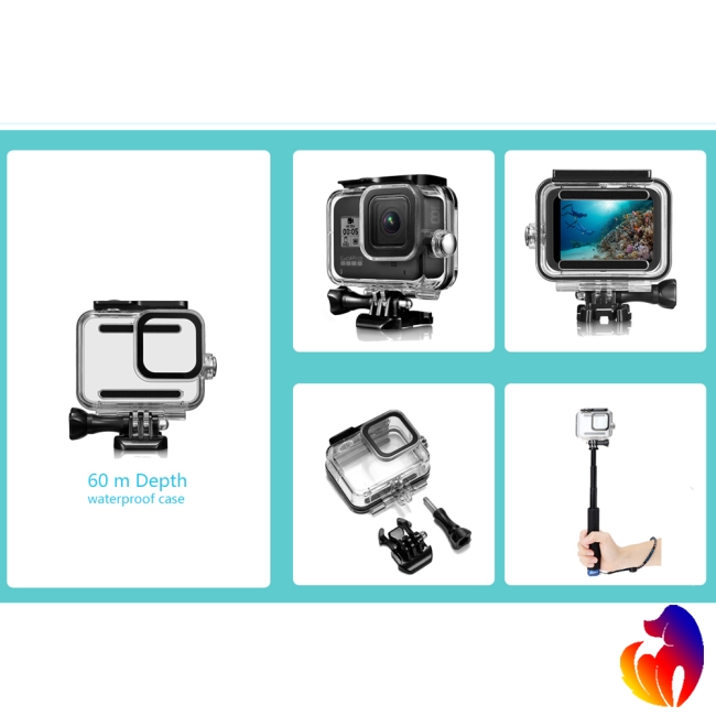 Ốp bọc chống nước cho camera hành trình Gopro Hero 8 | BigBuy360 - bigbuy360.vn