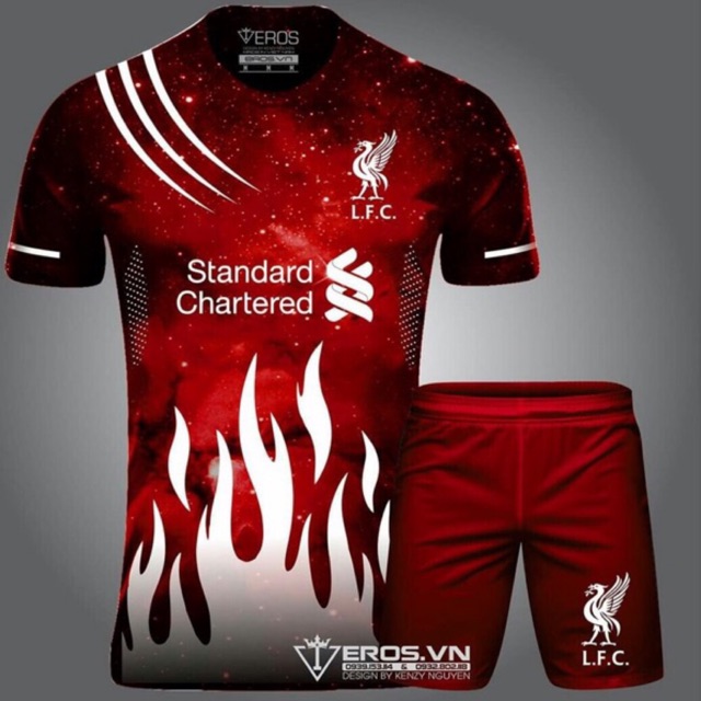 Áo bóng đá đội tuyển live pool mẫu mới nhất