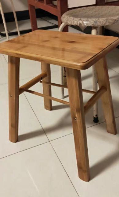 Sẵn, GHẾ ĐẨU = TRE: tròn + vuông 100%Tre Tự Nhiên