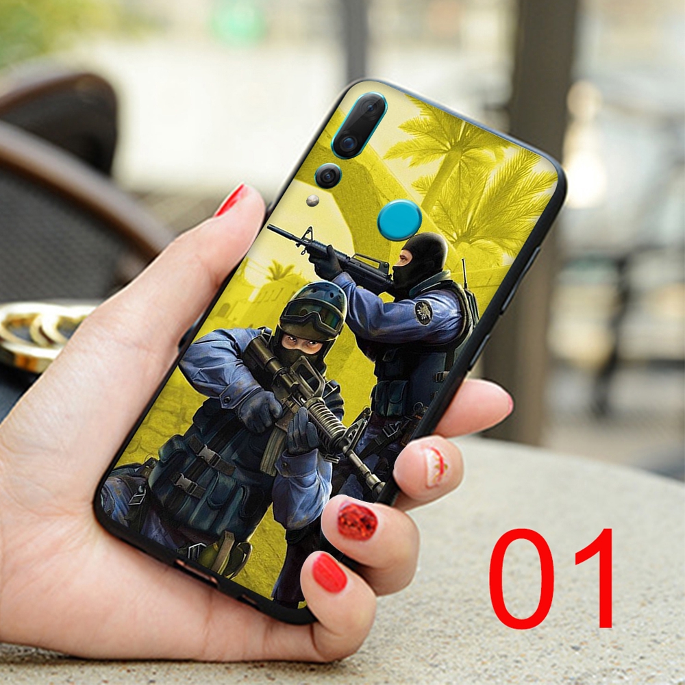 Ốp Điện Thoại Mềm Hình Cs Go Cho Xiaomi Mi 10 Redmi 8 8a Note 8 9 Pro Max No28