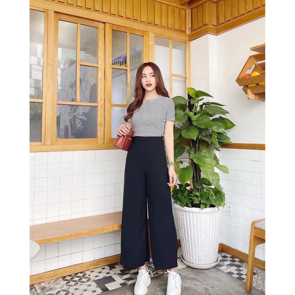 💥Quần culotes khóa hông_AB306
