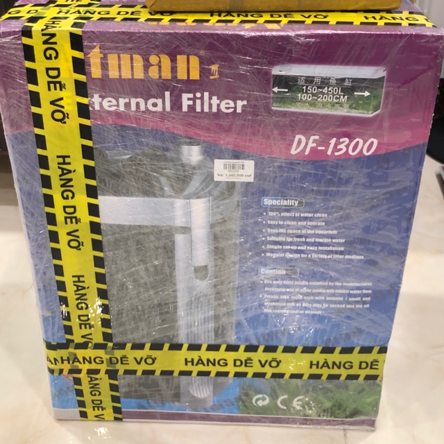 Lọc thùng chuyên dụng cho hồ thuỷ sinh ATMAN Filter DF1300