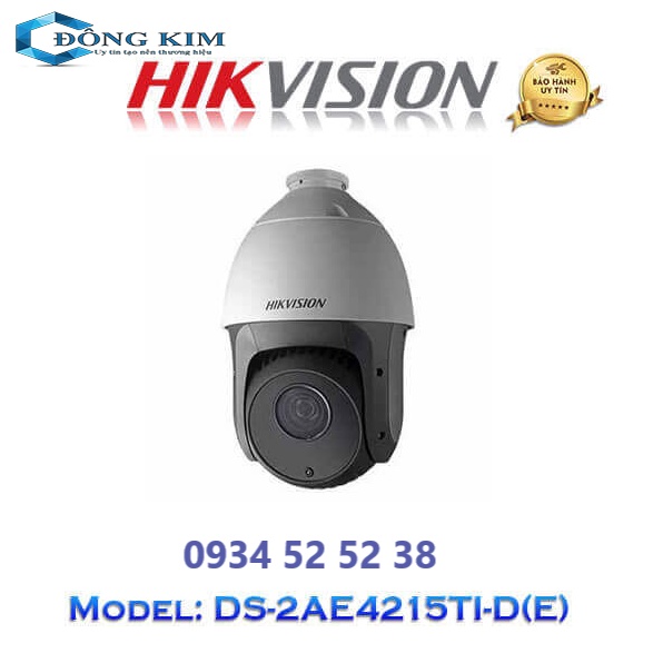 Camera HD-TVI HIKVISION DS-2AE4215TI-D  Speed Dome hồng ngoại 100m 2.0 Megapixel Hàng chính hãng BH 2 Năm