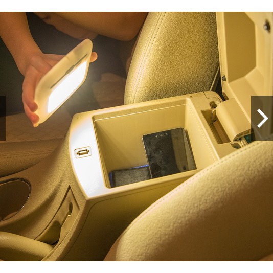 Đèn LED dán trần xe hơi thông minh, có nam châm siêu hút,cảm ứng tích hợp pin dự phòng, ko cần dây nối - D&amp;A Shop