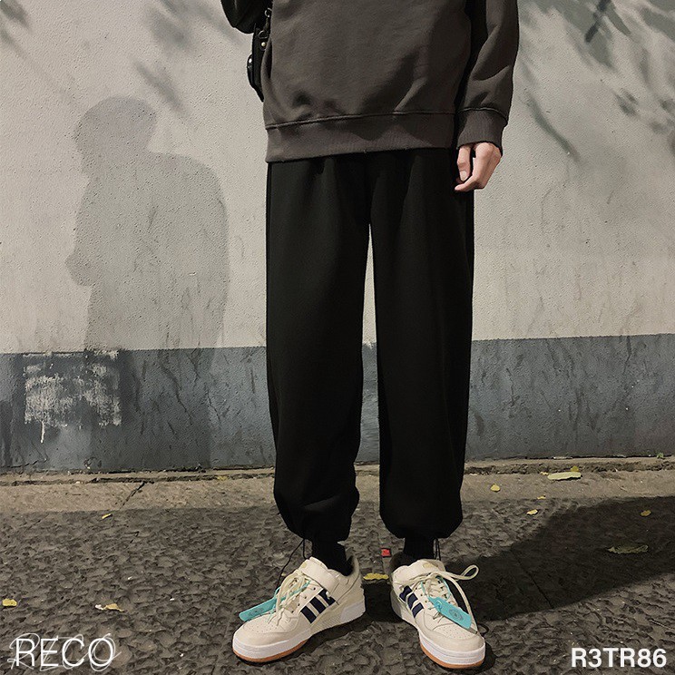 Quần vải nam Hàn Quốc cao cấp dáng rộng Trousers Loose R3TR86 Unisex