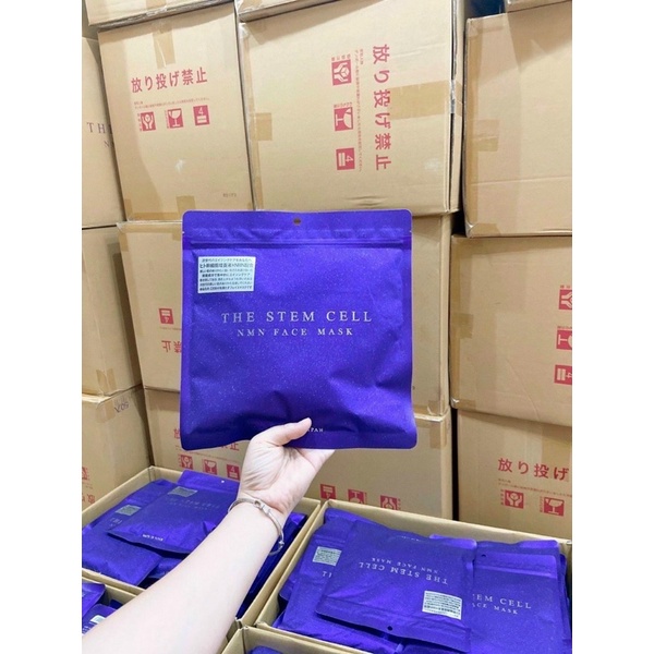 Mặt nạ tế bào gốc The Stem Cell Face Mask NMN cao cấp Nhật Bản túi gồm 30 miếng