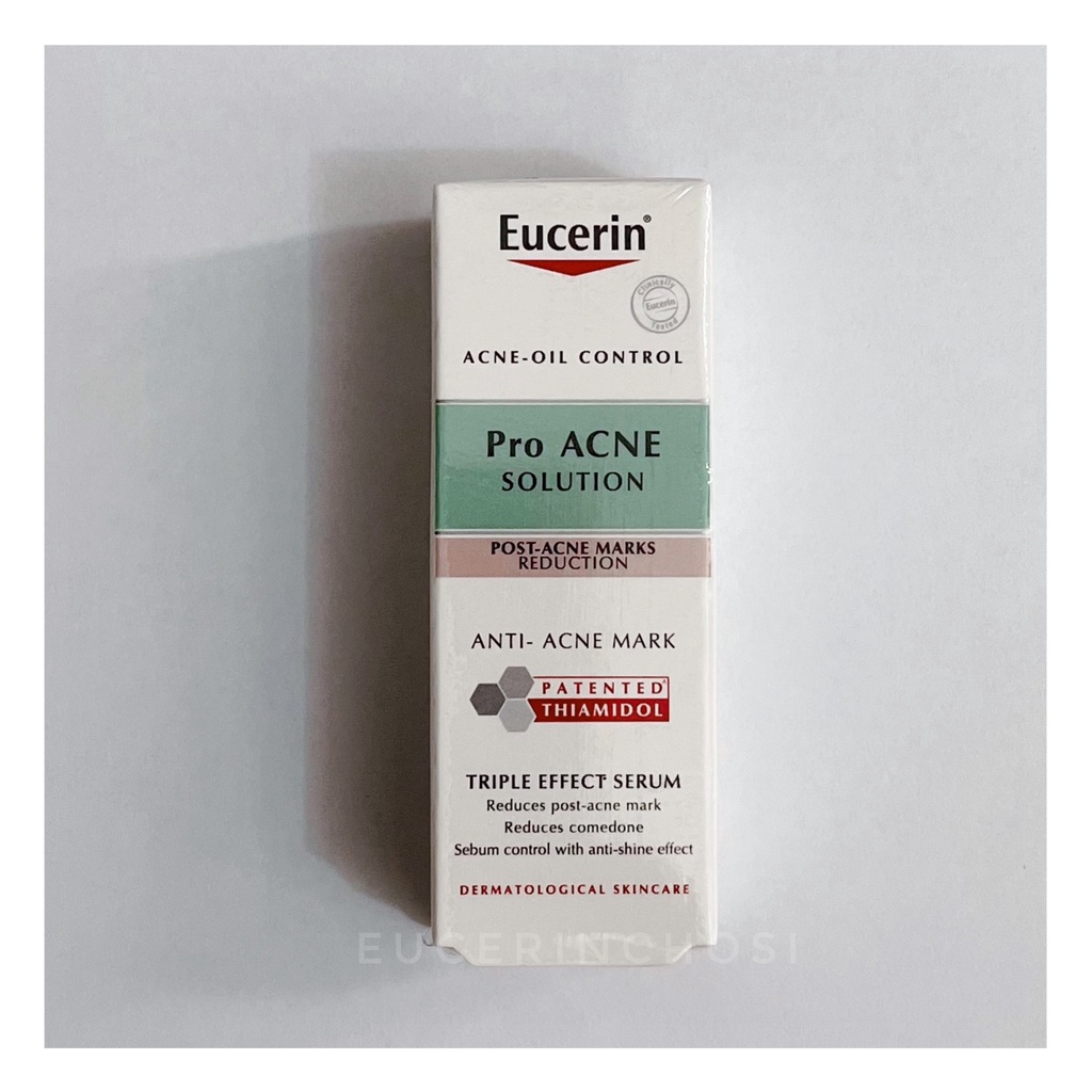 Minisize Eucerin Tinh Chất Eucerin Giảm Thâm Mụn Và Dưỡng Sáng Da Pro ACNE Solution Triple Effect Serum 7ml