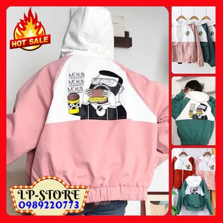 ÁO KHOÁC KAKI - ÁO BOMBER PIZZA 3 MÀU ( KÈM ẢNH THẬT )