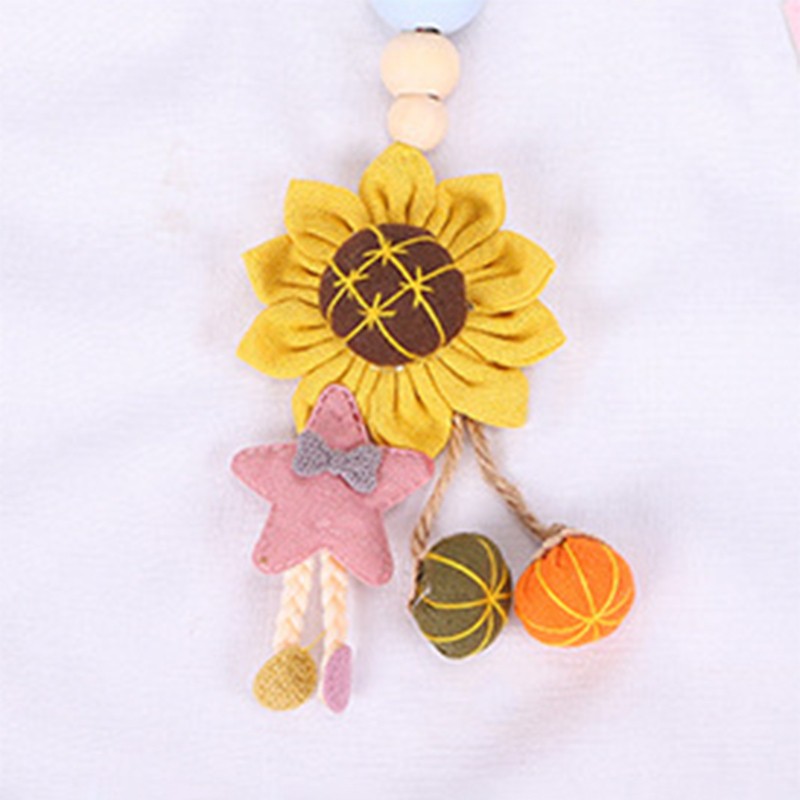 4 Đồ chơi mọc răng bằng gỗ treo xe đẩy em bé