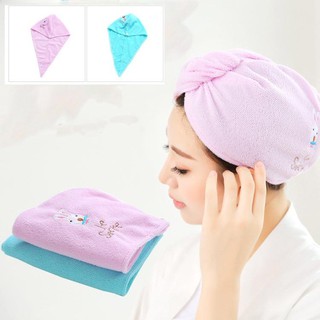 COMBO 2 KHĂN TRÙM TÓC Ủ TÓC ƯỚT