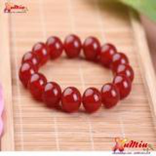 Vòng đá phong thủy đỏ 13 ly