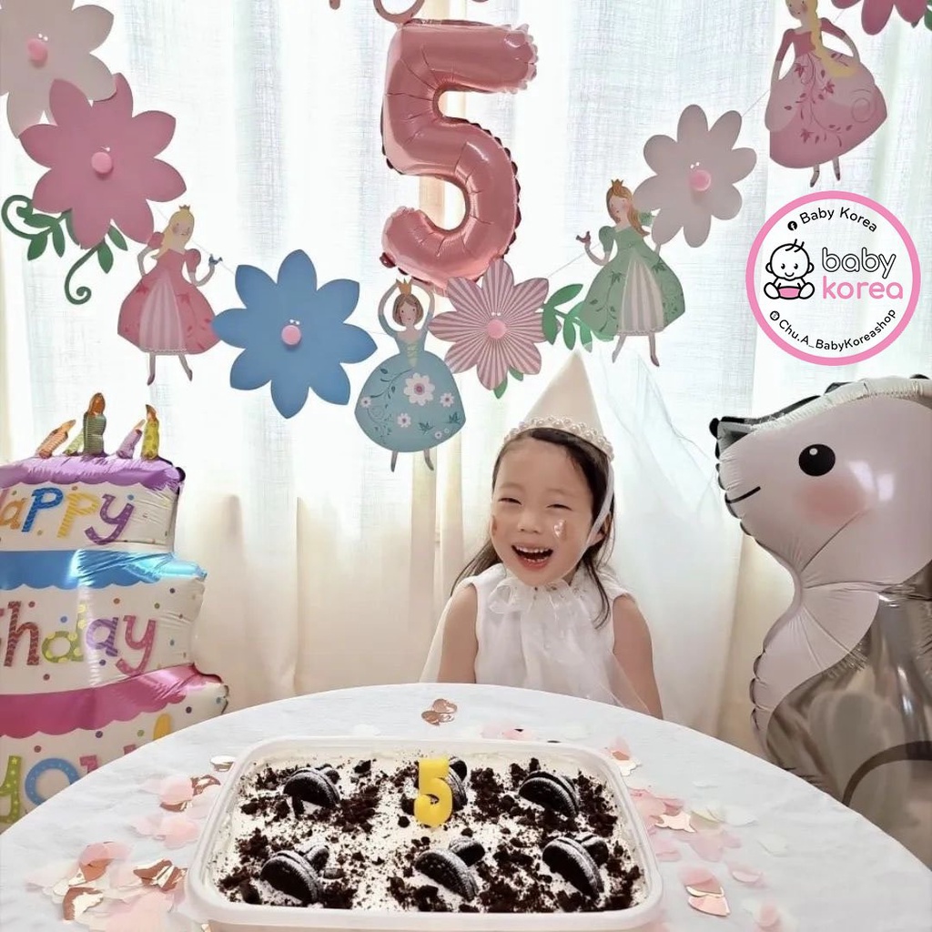 Mũ trang trí sinh nhật cho bé phong cách Hàn Quốc cực xinh HANDMADE MADE IN KOREA